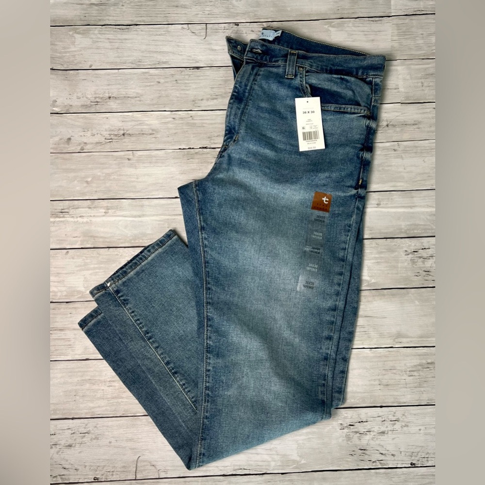 NWT Mens True Craft Tapered Jeans Size 36 / 30